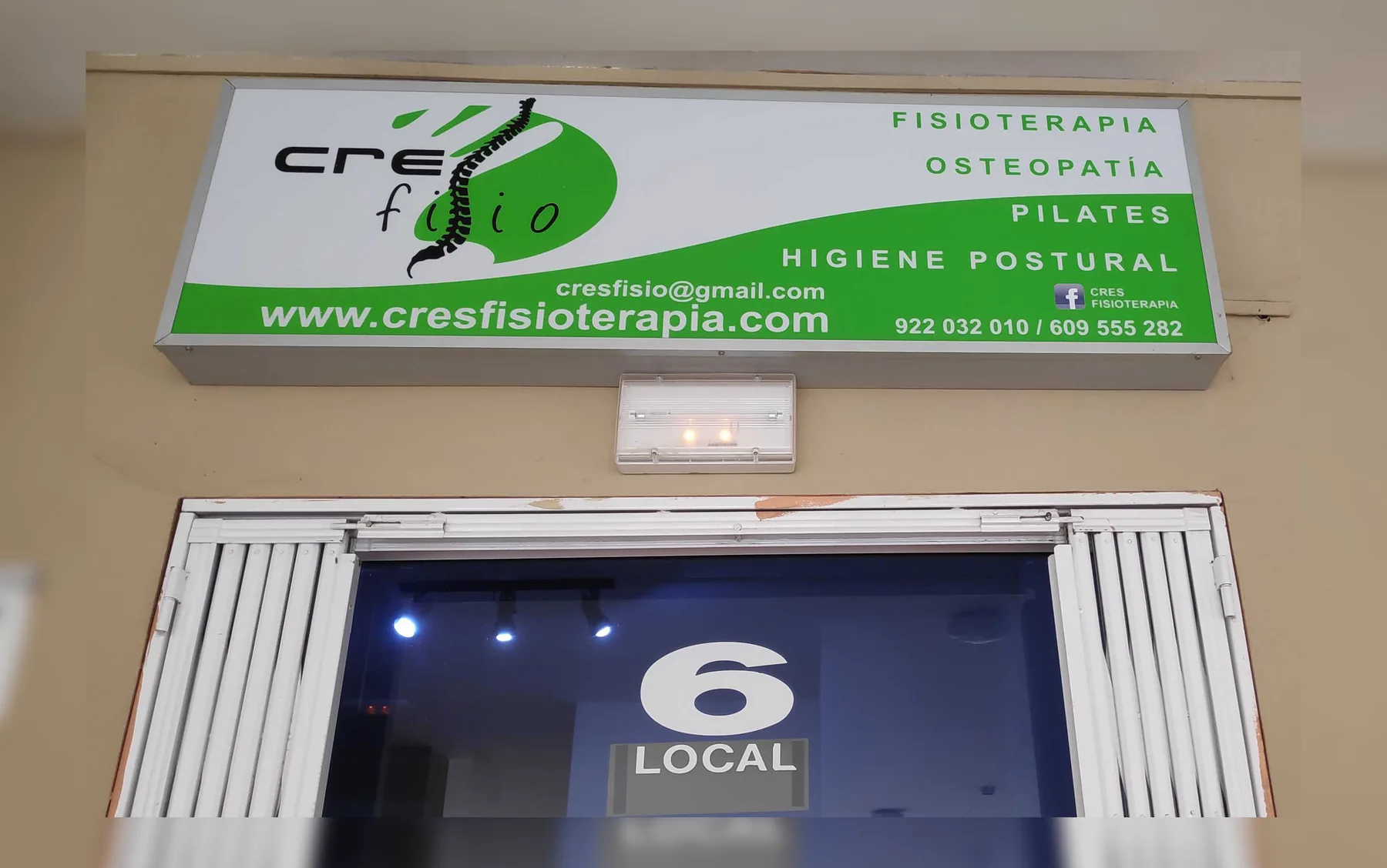 Entrada de CRES Fisio
